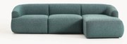 Divano angolare componibile 3 posti in bouclé Sofia