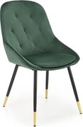 Sedia K437 Velvet Green - L49 x H55 x H88 cm