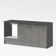 Base One grigio ossido L 180 x H 89 x P 60 cm