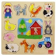 Puzzle di Legno per Bambini Goula 53025 (12 pcs)