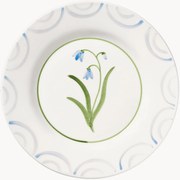 Piatto da colazione dipinto a mano Cottage Flower