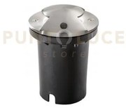 Faro carrabile a incasso hummer acciaio 1 luce attacco gu10 2 fasci...