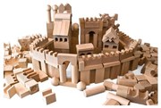EkoToys - Blocchi di legno naturali 220 pz