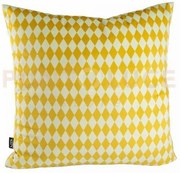 Fodera cuscino 40x40 in tessuto vellutato giallo