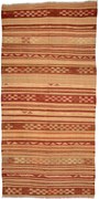 Kilim Tappeto orientale 170x340 Beige (Tacchino) Tessuto A Mano