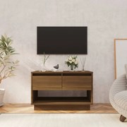 Mobile tv rovere marrone 70x41x44 cm in truciolato