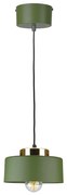 Lampada a sospensione con cavo IGNIA 1xE27/60W/230V verde/oro