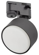 Faretto per sistema a binario AVIA 1xGX53/15W/230V nero