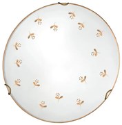 Kolarz 731.11.4.160- Applique da parete NONNA 1xE27/60W/230V Ø 30 cm a forma di fiore, oro rosa