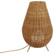 Lampada da terra in rattan dimmerabile IP65 con telecomando - Saona