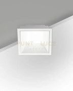 Kris incasso quadrato bianco 2700k 890lm 8w dimmerabile