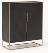 Credenza alta in legno di mango Harry