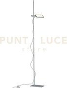 Piantana led book grigia 18w 1820lm 3000k 25x16x182cm orientabile