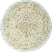 Tabriz Tappeto persiano 210x210 Beige (Iran) Annodato A Mano