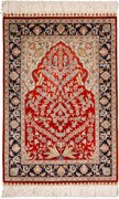 Hereke Tappeto 90x60 Beige (Cina) Annodato A Mano