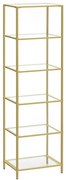 Libreria GLASY dorata