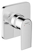 Rubinetto per doccia getto laminare cristallino a 2 manopole Vernis Shape cromo lucido HANSGROHE