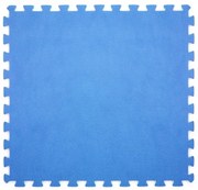 6PZ Tappeto tappetino puzzle morbido per piscina 60X60X0.8 BLU DH43871