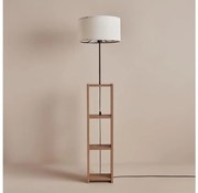 Lampada da terra AYD 1xE27/40W/230V marrone/bianco