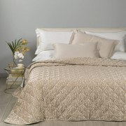 Copriletto Trapuntato in Raso Jacquard Leopard Matrimoniale