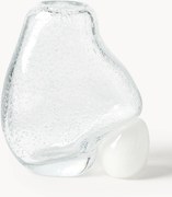 Vaso in vetro con bolle d'aria Nicky, alt. 20 cm