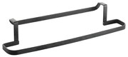 Porta asciugamani sospeso nero Lava Galileo - Metaltex
