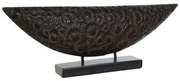 Statua Decorativa Home ESPRIT Marrone Nero Coloniale 66 x 8 x 23 cm