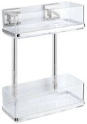 WENKO 22691100-Mensola VACUUM-LOC QUADRO ED 25,5x32,5 cm argento/cromo lucido/trasparente