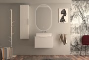 Mobile da bagno sotto lavabo BADEN HAUS MODULA bianco laccato opaco L 70 x H 43 x P 44 cm 3 cassetti, lavabo non incluso
