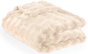 Coperta avorio in micropile 150x200 cm Wave – Tiseco Home Studio
