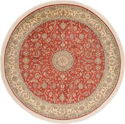 Cashmere Silk Tappeto 210 x 210 (Indian) Annodato A Mano