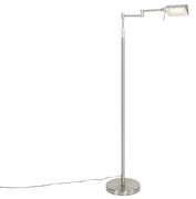 Lampada da terra di design in acciaio con LED e dimmer touch - Notia