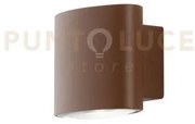 Applique led boxter bronzo in alluminio 2x4w 960lm cct ip44 10x12,9...