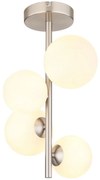 Globo 56140-4D - Lampadario a sospensione con supporto rigido LED RIHA 4xG9/3W/230V cromo