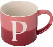 Tazza lettera P rosa 400 ml Blend Collection