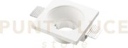 Incasso entity bianco quadrato 1 luce attacco gu10 12x12x5,4cm in g...
