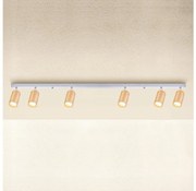 Brilagi - Faretto SELE 6xGU10/30W/230V bianco/decorazioni in rovere