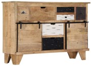 Credenza 140x38x90 cm in legno massello di mango