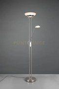 Orson piantana acciaio satinato led 6w 600lm, 3000k- 28w 3200lm, 30...
