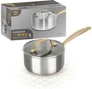 Casseruola 16 cm triplo strato Tri Ply - Gold con coperchio