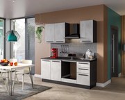 Cucina montata Amber con cappa Camino L 195 cm