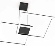 Lampadario LED design Kira nero 4900 lumen