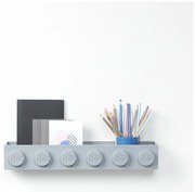Mensola a muro grigia per bambini Sleek - LEGO®