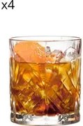 Set 4 bicchieri Americano RCR Cristalleria Italiana