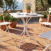 ROMANUS - tavolo in acciaio da giardino