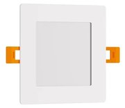 Pannello LED Quadrato 8W, 800lm, no Flickering, Foro 110x110mm Colore Bianco Caldo 3.000K