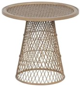 Tavolo aggiuntivo Beige Ferro Rattan 55 x 55 x 50 cm