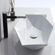 Lavabo da appoggio Rea Vegas White