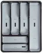 Credenza nera e grigia Basic - Addis