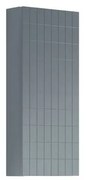 Pensile bagno Pixel laccato opaco indaco, 1 anta apertura da sinistra P 17 x L 30 x H 80 cm
